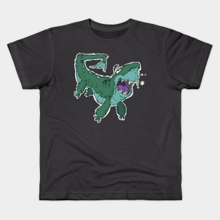 Derpy Shark Monster Kids T-Shirt